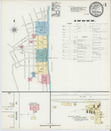 Towanda Pennsylvania 1892 - Fire Insurance Index - Old Map Reprint