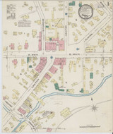 Troy Pennsylvania 1885 - Fire Insurance Index - Old Map Reprint