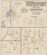 Uniontown Pennsylvania 1886 - Fire Insurance Index - Old Map Reprint