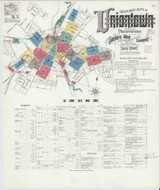 Uniontown Pennsylvania 1907 - Fire Insurance Index - Old Map Reprint