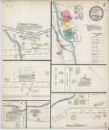 Westfield Pennsylvania 1886 - Fire Insurance Index - Old Map Reprint