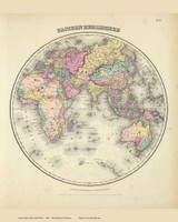 Eastern Hemisphere - 1856 Colton World Atlas