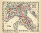 Italy Northern - 1856 Colton World Atlas