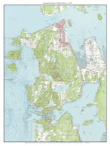Fidalgo Island 1978 - Custom USGS Old Topo Map - Washington State 7x7