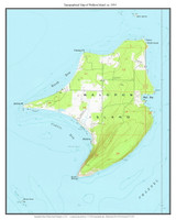 Waldron Island 1973 - Custom USGS Old Topo Map - Washington State 7x7