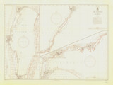 Lake Winnebago and Fox River 1939 Lake Michigan Harbor Chart Reprint Great Lakes 7 - 726
