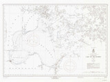 Lake of  the Woods 1958 Minnesota-Ontario Border Lakes Nautical Chart Reprint Great Lakes 8 - 84