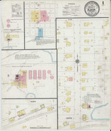 Albion Illinois 1910 - Fire Insurance Index - Old Map Reprint