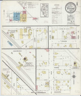 Athens Illinois 1914 - Fire Insurance Index - Old Map Reprint