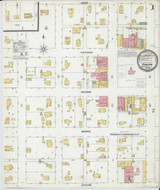 Auburn Illinois 1900 - Fire Insurance Index - Old Map Reprint