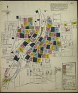 Aurora Illinois 1907 - Fire Insurance Index - Old Map Reprint