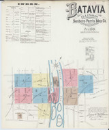 Batavia Illinois 1891 - Fire Insurance Index - Old Map Reprint