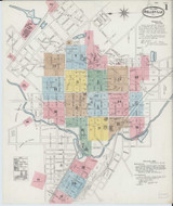 Belleville Illinois 1889 - Fire Insurance Index - Old Map Reprint