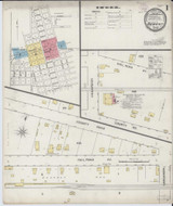 Bement Illinois 1893 - Fire Insurance Index - Old Map Reprint