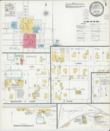 Benton Illinois 1900 - Fire Insurance Index - Old Map Reprint