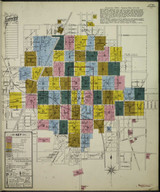 Bloomington Illinois 1907 - Fire Insurance Index - Old Map Reprint