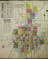 Bloomington Illinois 1950 - Fire Insurance Index - Old Map Reprint