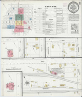 Bushnell Illinois 1906 - Fire Insurance Index - Old Map Reprint