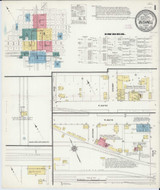 Bushnell Illinois 1912 - Fire Insurance Index - Old Map Reprint