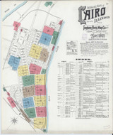 Cairo Illinois 1901 - Fire Insurance Index - Old Map Reprint