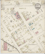 Cambridge Illinois 1885 - Fire Insurance Index - Old Map Reprint