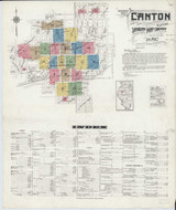 Canton Illinois 1917 - Fire Insurance Index - Old Map Reprint