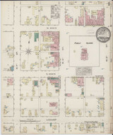 Carrollton Illinois 1885 - Fire Insurance Index - Old Map Reprint