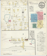 Carterville Illinois 1913 - Fire Insurance Index - Old Map Reprint