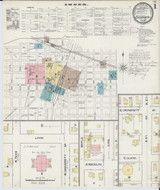 Champaign Illinois 1892 - Fire Insurance Index - Old Map Reprint