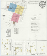Chebanse Illinois 1921 - Fire Insurance Index - Old Map Reprint