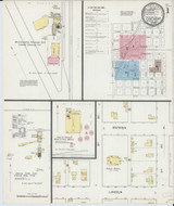 Chenoa Illinois 1892 - Fire Insurance Index - Old Map Reprint