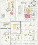 Chenoa Illinois 1901 - Fire Insurance Index - Old Map Reprint