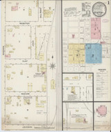 Clinton Illinois 1887 - Fire Insurance Index - Old Map Reprint