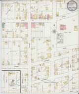 Creal Springs Illinois 1895 - Fire Insurance Index - Old Map Reprint