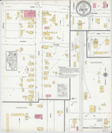Crete Illinois 1916 - Fire Insurance Index - Old Map Reprint