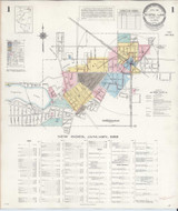 Crystal Lake Illinois 1955 - Fire Insurance Index - Old Map Reprint