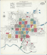 Decatur Illinois 1908 - Fire Insurance Index - Old Map Reprint