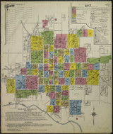 Decatur Illinois 1916 - Fire Insurance Index - Old Map Reprint