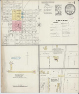 Delavan Illinois 1888 - Fire Insurance Index - Old Map Reprint