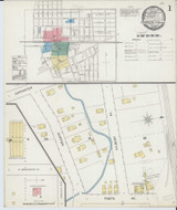 Downers Grove Illinois 1892 - Fire Insurance Index - Old Map Reprint