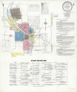 Dundee Illinois 1933 - Fire Insurance Index - Old Map Reprint