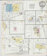 Effingham Illinois 1893 - Fire Insurance Index - Old Map Reprint
