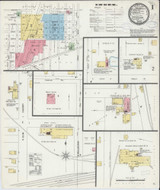 Effingham Illinois 1898 - Fire Insurance Index - Old Map Reprint