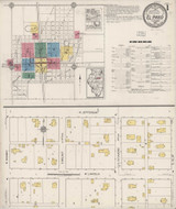 El Paso Illinois 1922 - Fire Insurance Index - Old Map Reprint