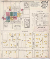 El Paso Illinois 1941 - Fire Insurance Index - Old Map Reprint