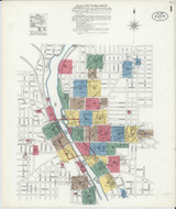 Elgin Illinois 1903 - Fire Insurance Index - Old Map Reprint