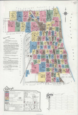 Evanston Illinois 1920 - Fire Insurance Index - Old Map Reprint