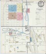 Geneva Illinois 1891 - Fire Insurance Index - Old Map Reprint