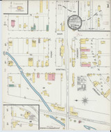 Gilman Illinois 1892 - Fire Insurance Index - Old Map Reprint