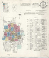Glen Ellyn Illinois 1946 - Fire Insurance Index - Old Map Reprint